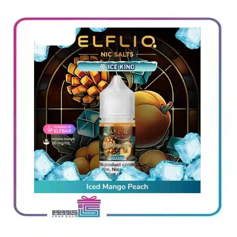 سالت برند الفبار طعم هلو انبه یخ 30 میلی گرم elfbar salt 30 mil